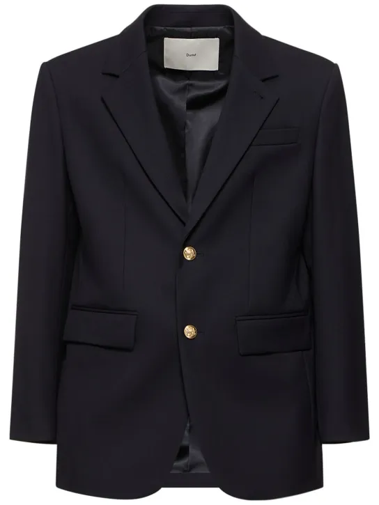 Dunst   2-button wool blend unisex blazer 